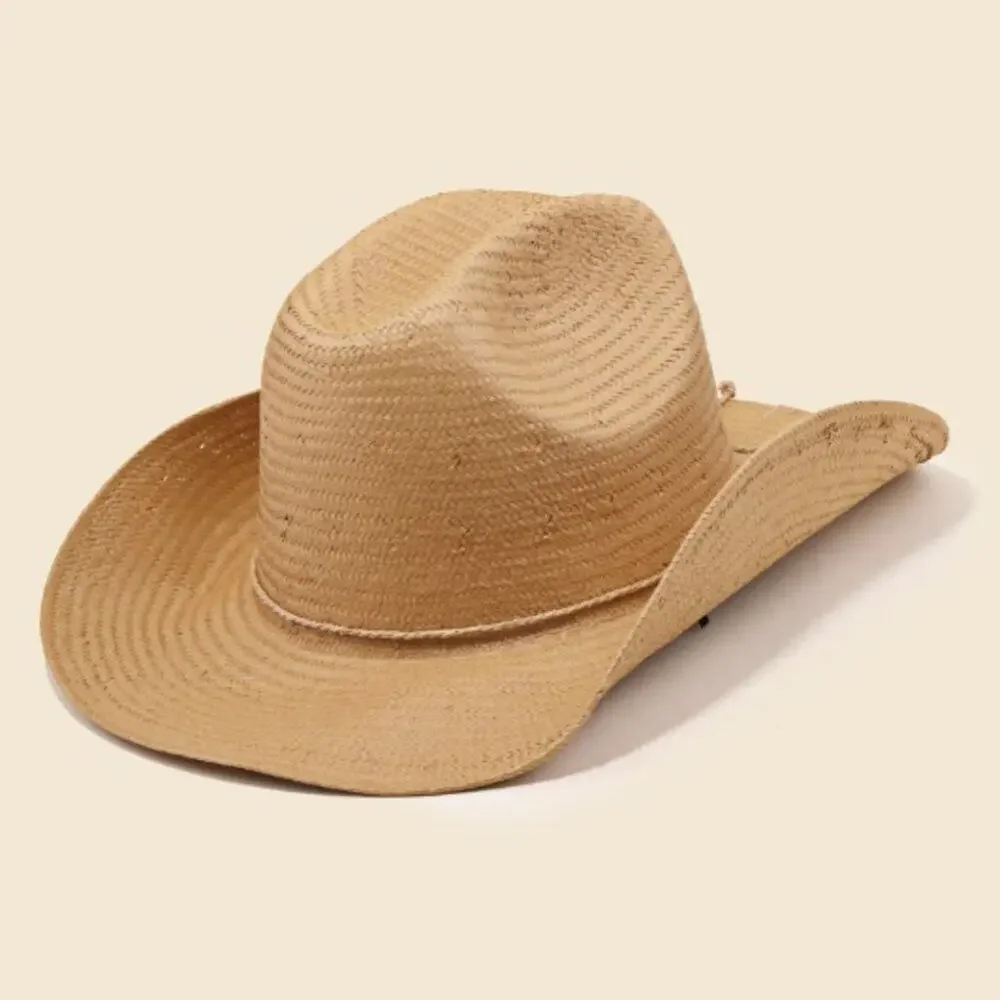 Anastasia Straw Braided Cowboy Hat - Picture 3 of 5